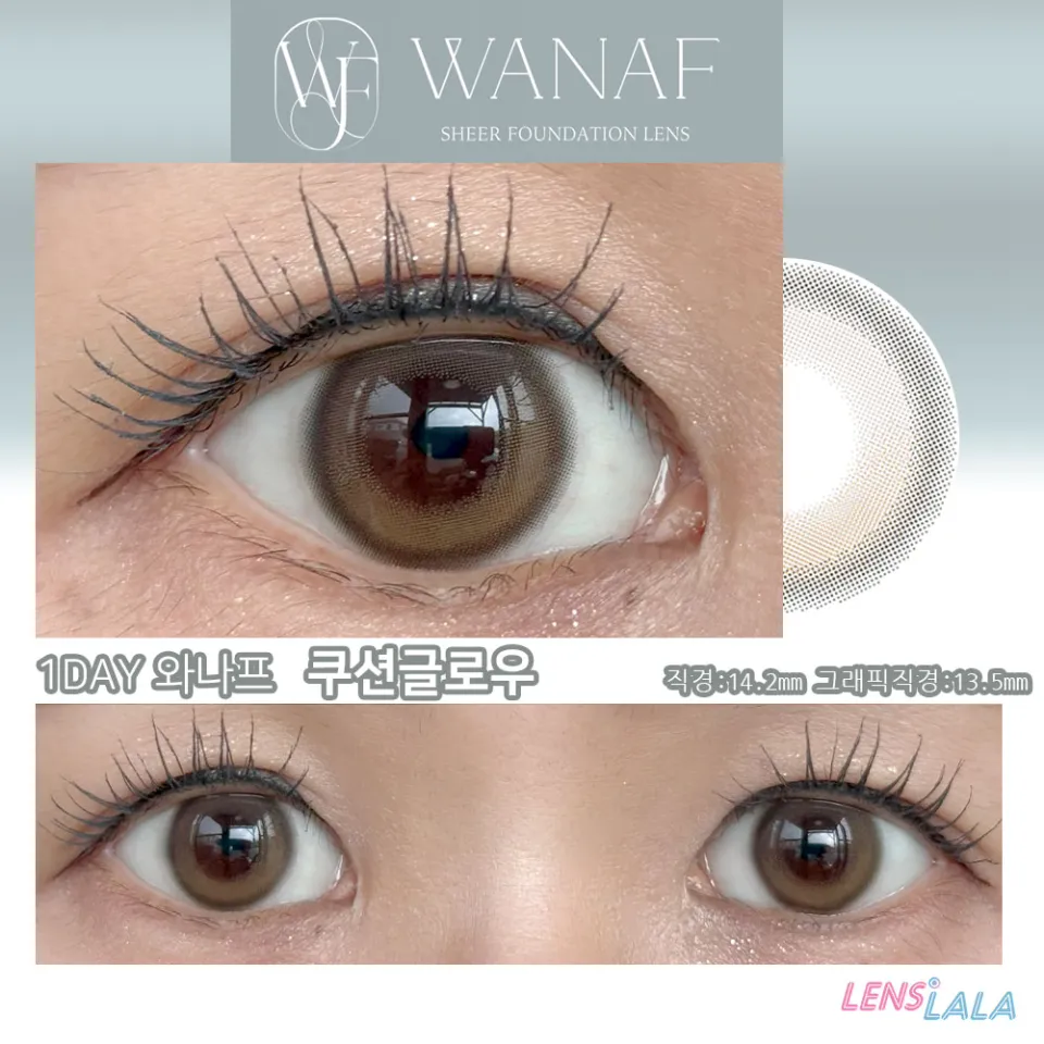 WANAF 와나프 원데이 쿠션글로우 컬러 렌즈