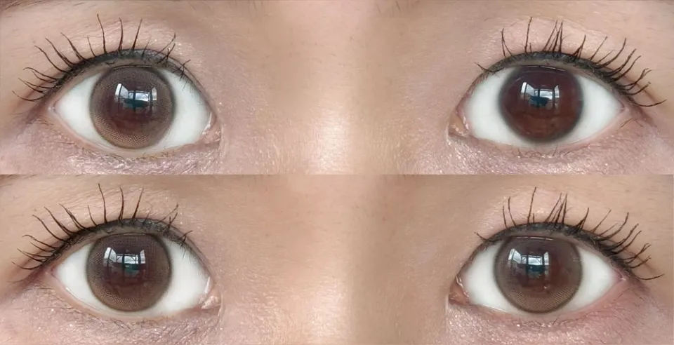 1day Refrear 실리콘하이드로겔 a-eye 에이아이 큐티베이지 렌즈착용 이미지