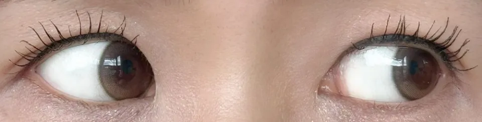 1day Refrear 실리콘하이드로겔 a-eye 에이아이 큐티베이지 렌즈착용 이미지