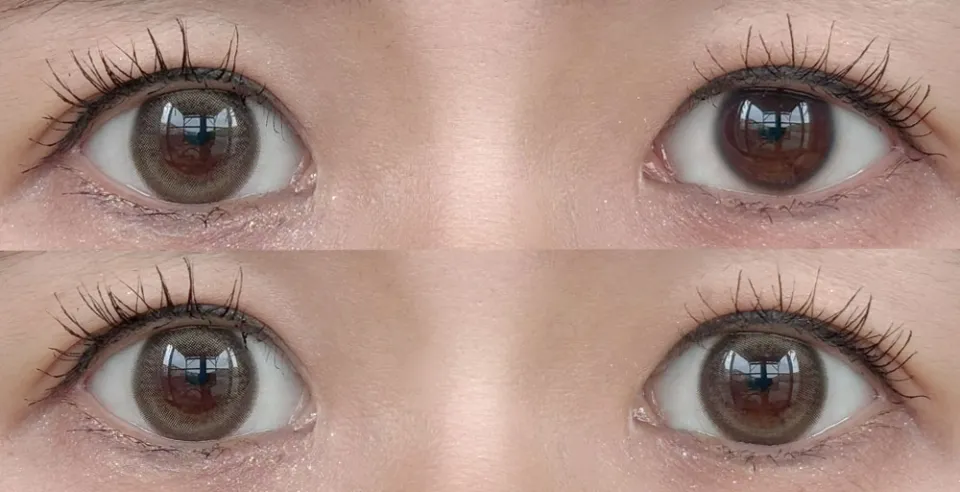 eyestar 아이스타 1day 데이글로우브라운 렌즈착용 이미지