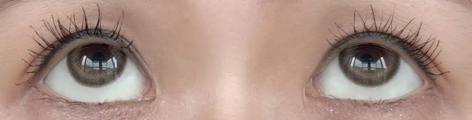 eyestar 아이스타 1day 데이글로우브라운 렌즈착용 이미지