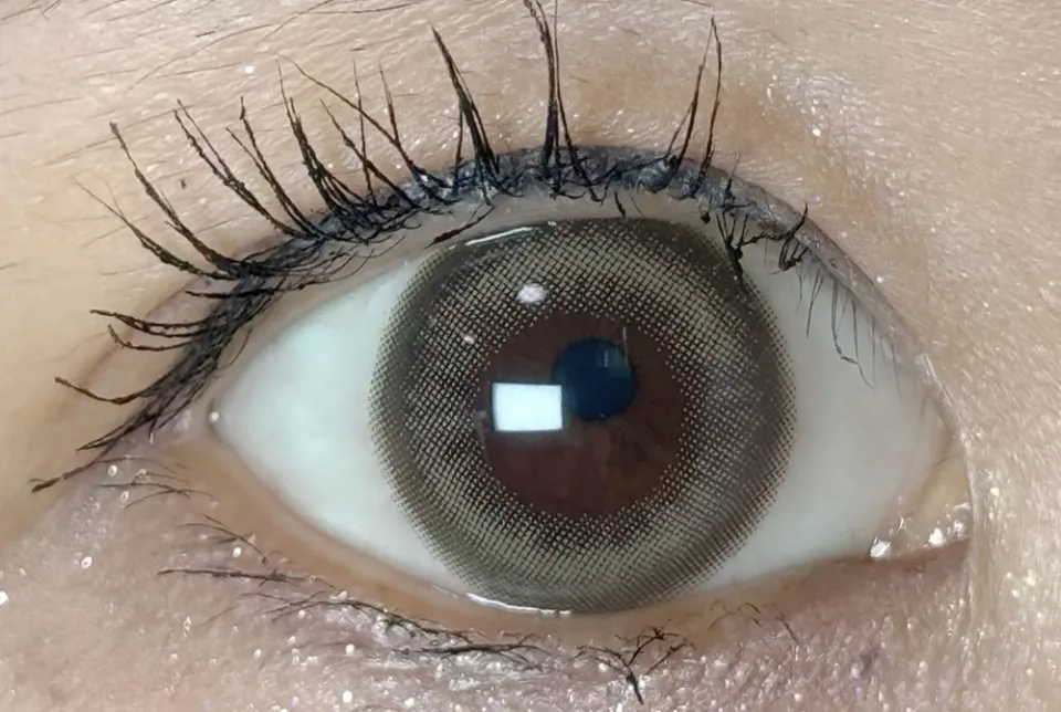 eyestar 아이스타 1day 데이글로우브라운 렌즈착용이미지
