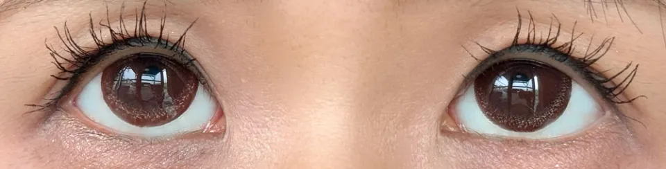 DOLCE Natural GranDesign 돌체내추럴그랜디자인 1Day 돌체브라운 렌즈착용 이미지