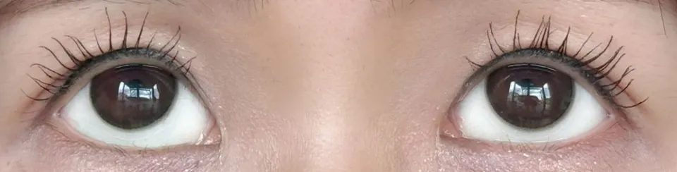 1day Refrear 실리콘하이드로겔 a-eye 에이아이 드립블랙  렌즈착용 이미지