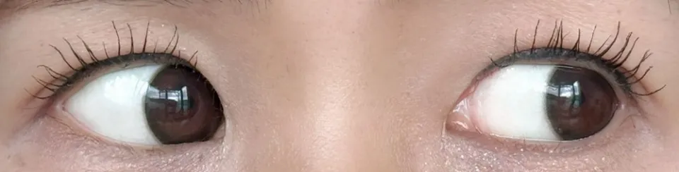 1day Refrear 실리콘하이드로겔 a-eye 에이아이 드립블랙 렌즈착용 이미지