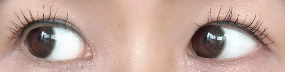 1day Refrear 실리콘하이드로겔 a-eye 에이아이 드립블랙 렌즈착용 이미지