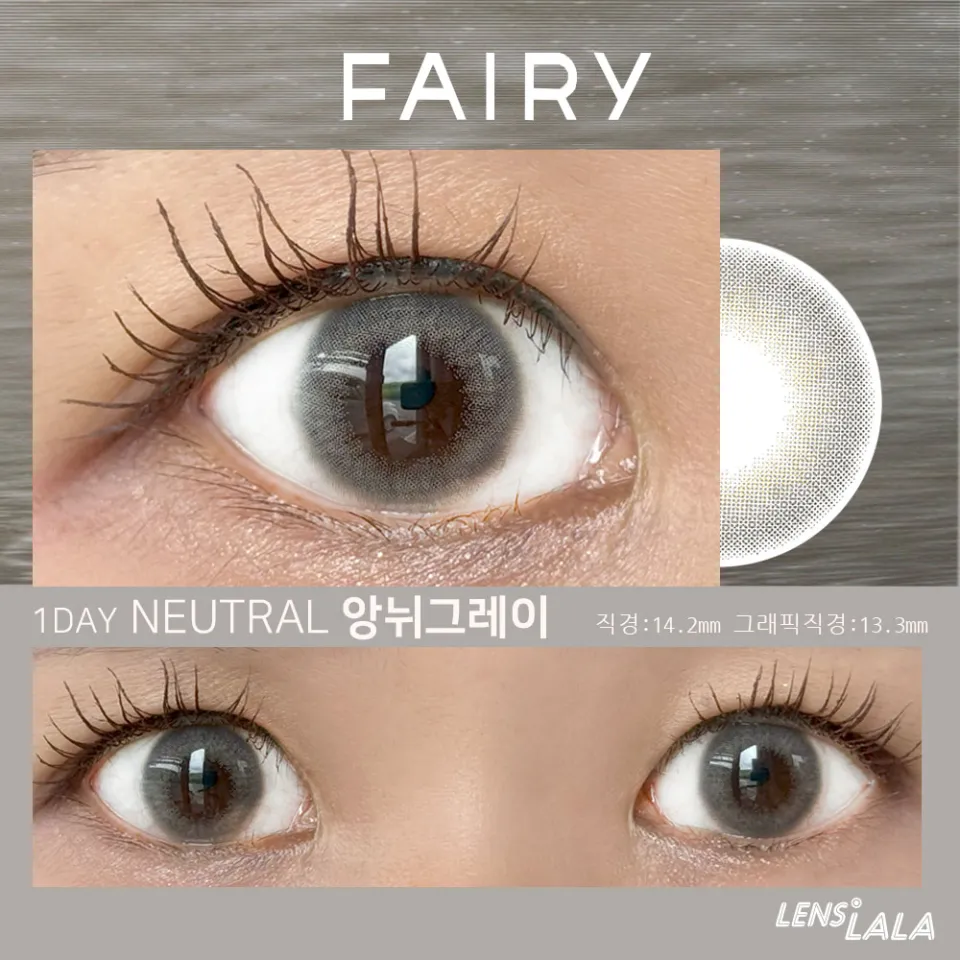 FAIRY 페어리 1DAY NEUTRAL 앙뉘그레이 컬러 렌즈