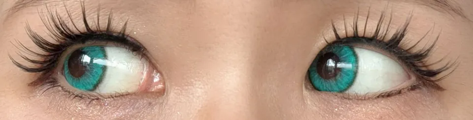 REFFiNE LiGHT 레피네라이트 1Day 유러피안아쿠아 렌즈착용 이미지
