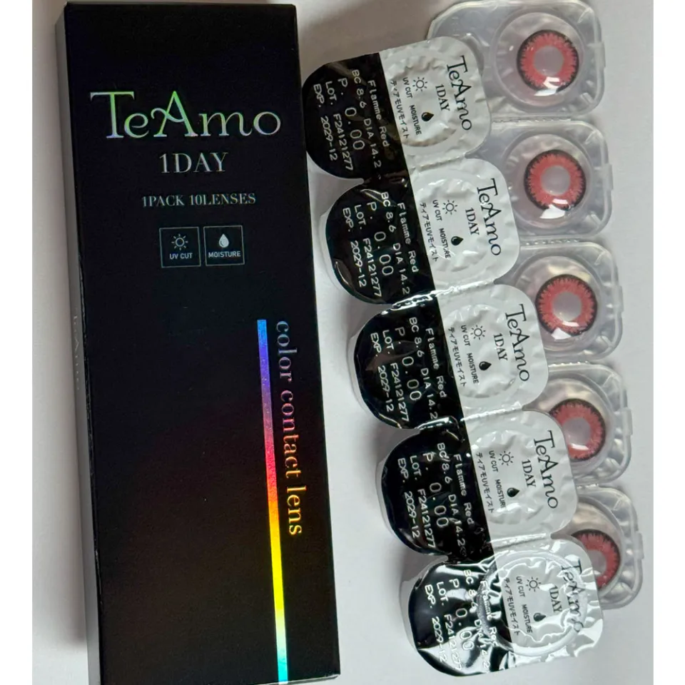 Teamo 티아모 원데이 고발색타입 14.2mm 플란메레드 박스 이미지