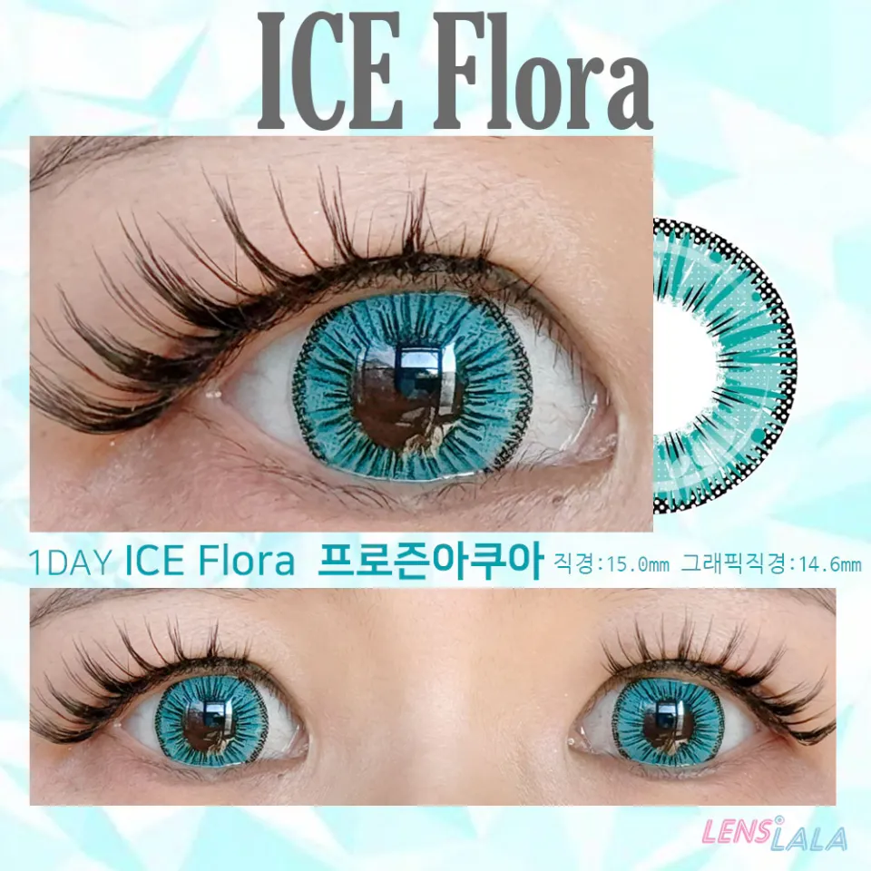 어시스트슈슈 ICE Flora 1day 프로즌아쿠아 컬러 렌즈