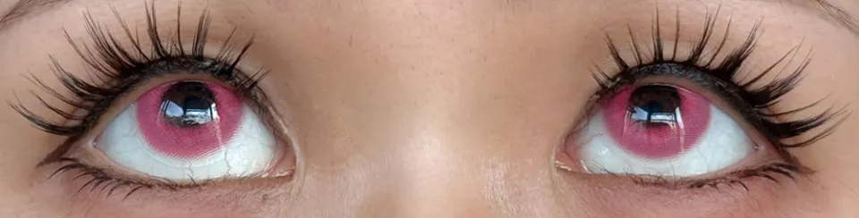 Etia gelee 에티아 쥬레원데이 1Day 라즈베리쥬레 렌즈착용 이미지