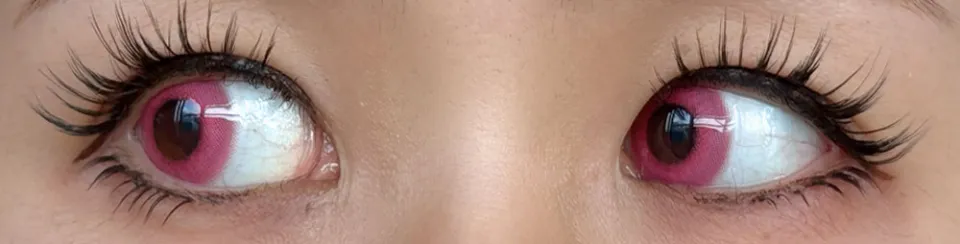 Etia gelee 에티아 쥬레원데이 1Day 라즈베리쥬레 렌즈착용 이미지