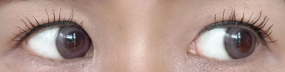 1day Refrear 실리콘하이드로겔 a-eye 에이아이 지니핑크 렌즈착용 이미지