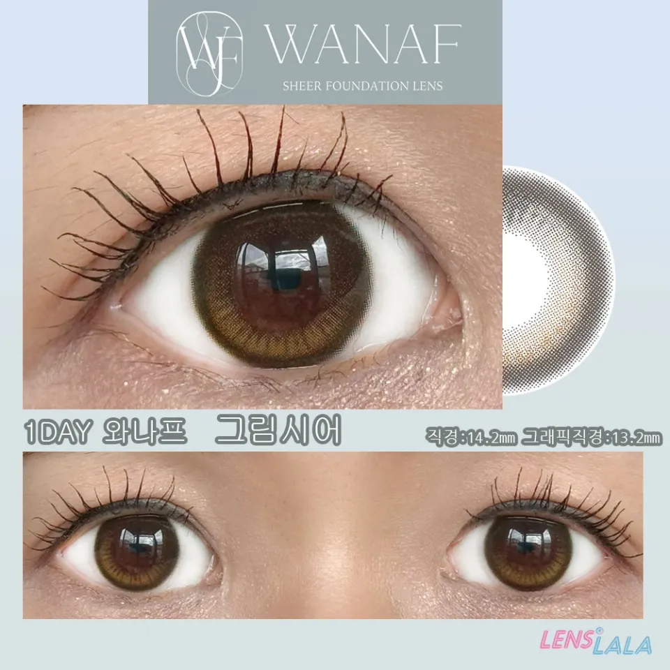 WANAF 와나프 원데이 그림시어 컬러 렌즈