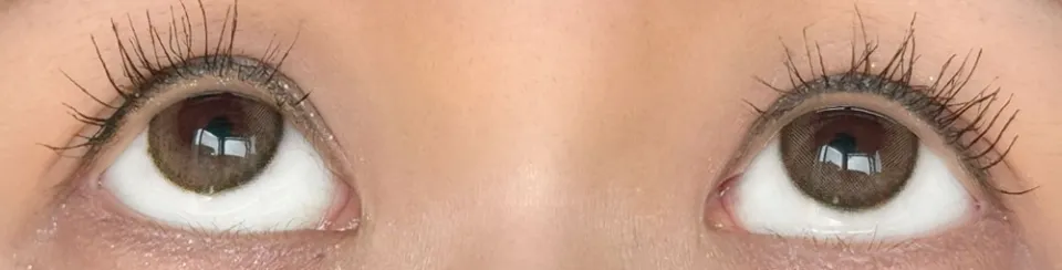 1day Refrear 실리콘하이드로겔 a-eye 에이아이 걸리쉬베이지 렌즈착용 이미지
