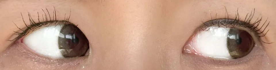 1day Refrear 실리콘하이드로겔 a-eye 에이아이 걸리쉬베이지 렌즈착용 이미지