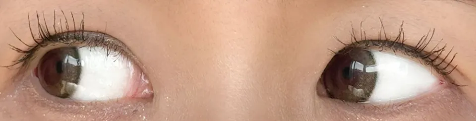 1day Refrear 실리콘하이드로겔 a-eye 에이아이 걸리쉬베이지 렌즈착용 이미지