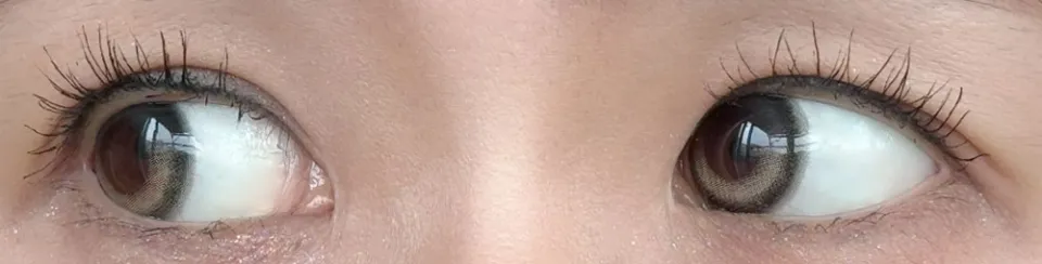 eyestar 아이스타 1day 아이코닉브라운 렌즈착용 이미지