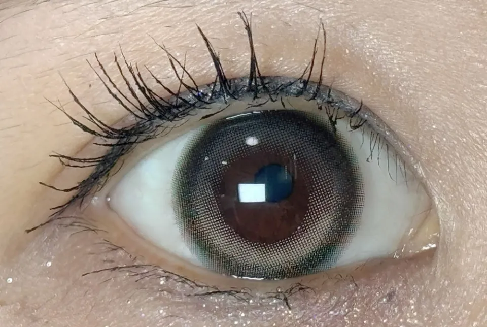 eyestar 아이스타 1day 아이코닉브라운 렌즈착용이미지