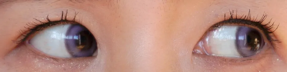 Eye Closet 아이클로젯 원데이 아쿠아모이스트UV 14.5mm 카미나리퍼플 착용 이미지
