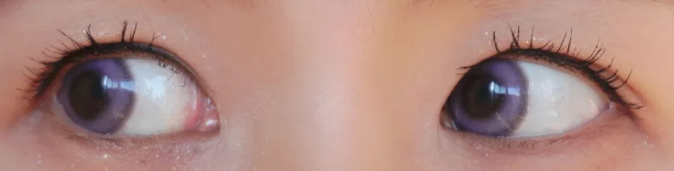Eye Closet 아이클로젯 원데이 아쿠아모이스트UV 14.5mm 카미나리퍼플 착용 이미지