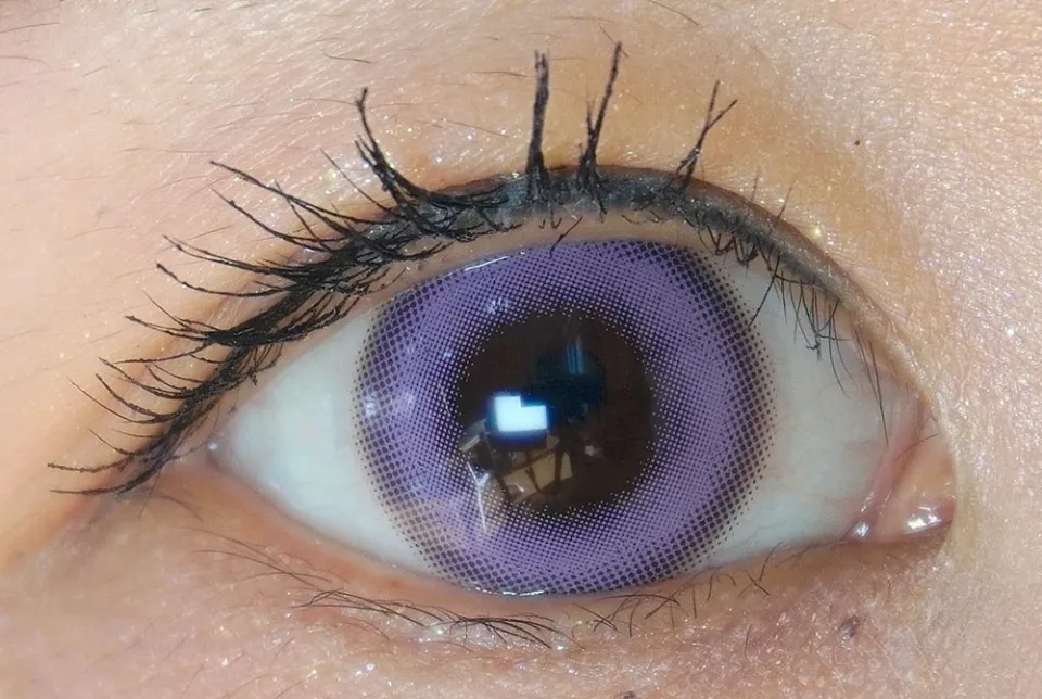 Eye Closet 아이클로젯 원데이 아쿠아모이스트UV 14.5mm 카미나리퍼플 착용 이미지