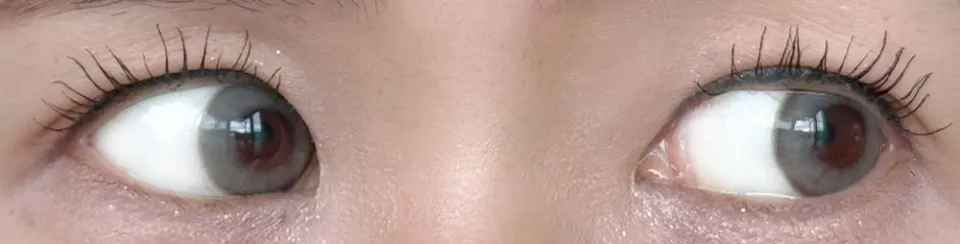 1day Refrear 실리콘하이드로겔 a-eye 에이아이 루나아이보리 렌즈착용 이미지