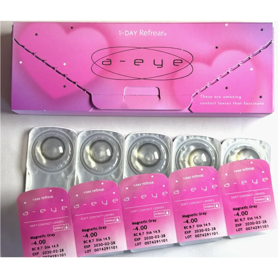1day Refrear 실리콘하이드로겔 a-eye 에이아이 마그네틱그레이 박스 이미지
