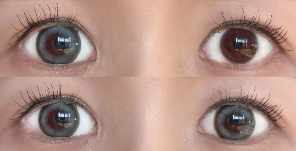 1day Refrear 실리콘하이드로겔 a-eye 에이아이 마그네틱그레이 렌즈착용 이미지