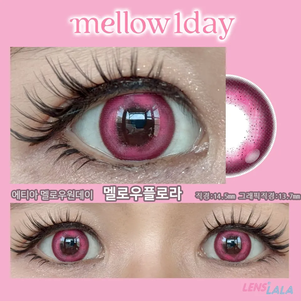 Etia Mellow 에티아 멜로우원데이 1Day 멜로우플로라 컬러 렌즈
