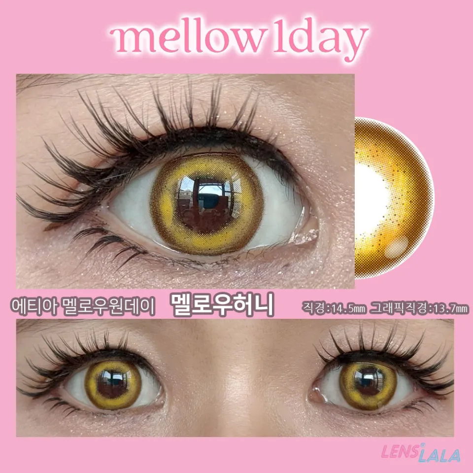 Etia Mellow 에티아 멜로우원데이 1Day 멜로우허니 컬러 렌즈