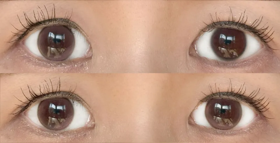 1day Refrear 실리콘하이드로겔 a-eye 에이아이 멜팅핑크 렌즈착용 이미지