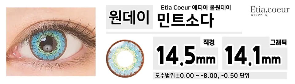 Etia Coeur 에티아 쿨원데이 1Day 민트소다