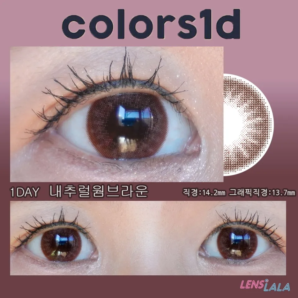 COLORS 컬러즈 원데이 1DAY 내추럴웜브라운 렌즈