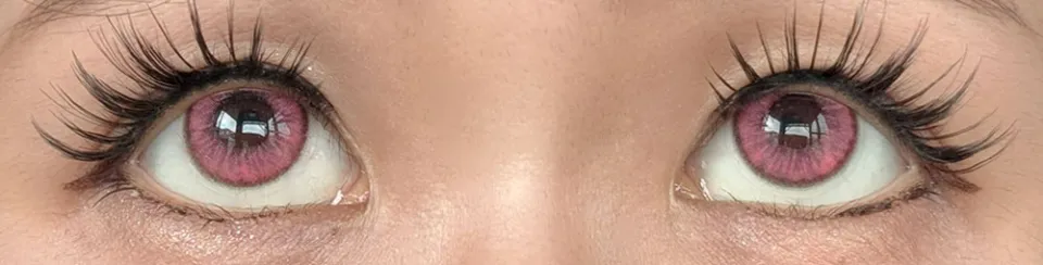 REFFiNE LiGHT 레피네라이트 1Day 라즈베리문 렌즈착용 이미지