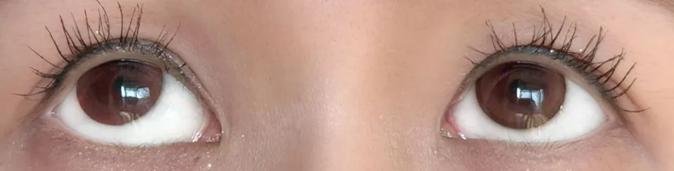 1day Refrear 실리콘하이드로겔 a-eye 에이아이 리파인드브라운 렌즈착용 이미지