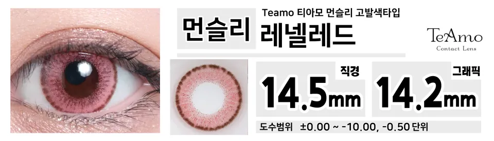 Teamo 티아모 먼슬리 고발색타입 레넬레드