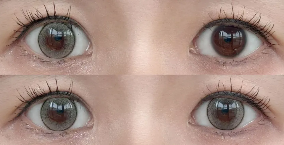 eyestar 아이스타 1day 데이글로우브라운 렌즈착용 이미지