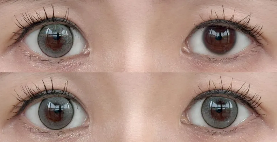 eyestar 아이스타 1day 데이글로우그레이 렌즈착용 이미지