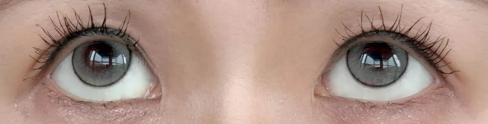 eyestar 아이스타 1day 데이글로우그레이 렌즈착용 이미지
