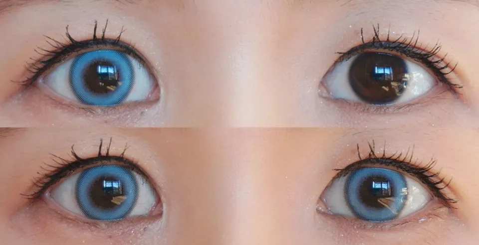 Eye Closet 아이클로젯 원데이 아쿠아모이스트UV 14.5mm 츠쿠요미블루 착용 이미지