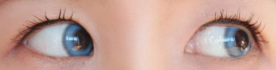 Eye Closet 아이클로젯 원데이 아쿠아모이스트UV 14.5mm 츠쿠요미블루 착용 이미지
