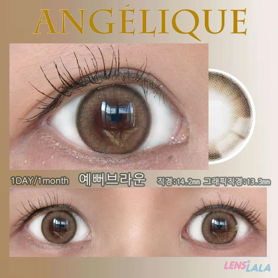 ANGELIQUE 안젤리크 1Day 예뻐브라운 컬러 렌즈