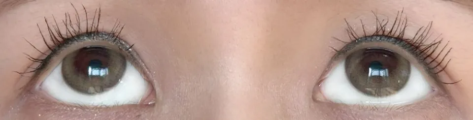 1day Refrear 실리콘하이드로겔 a-eye 에이아이 예삐브라운 렌즈착용 이미지