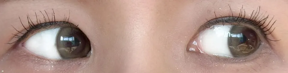 1day Refrear 실리콘하이드로겔 a-eye 에이아이 예삐브라운 렌즈착용 이미지