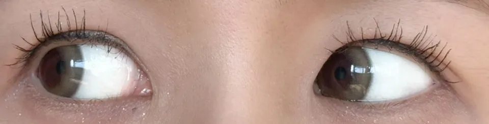 1day Refrear 실리콘하이드로겔 a-eye 에이아이 예삐브라운 렌즈착용 이미지